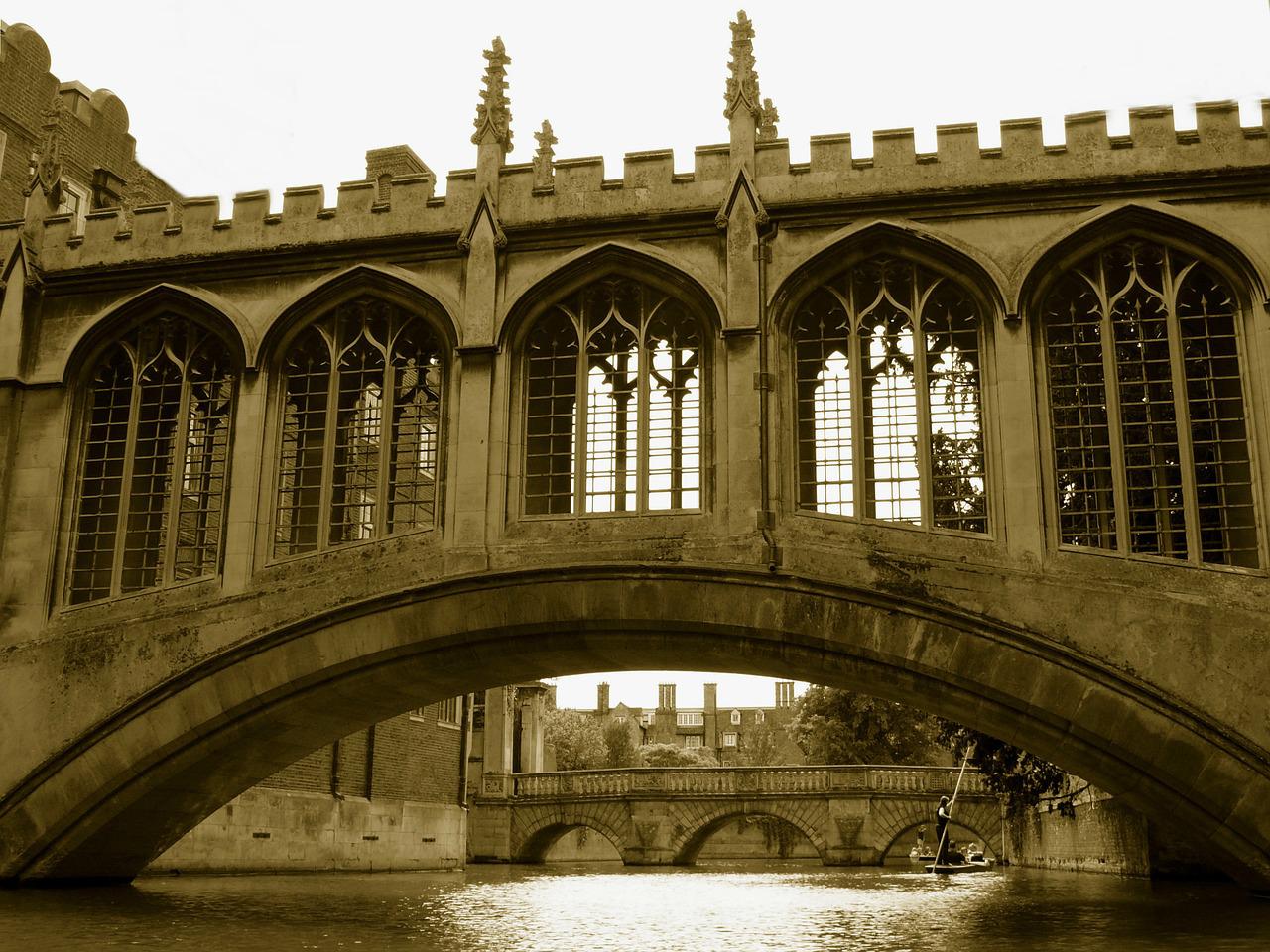 The Bridge Of Sighs Cambridge Punting In Cambridge